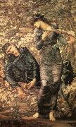 Sir Edward Coley Burne-Jones The Beguiling of Merlin Sweden oil painting artist